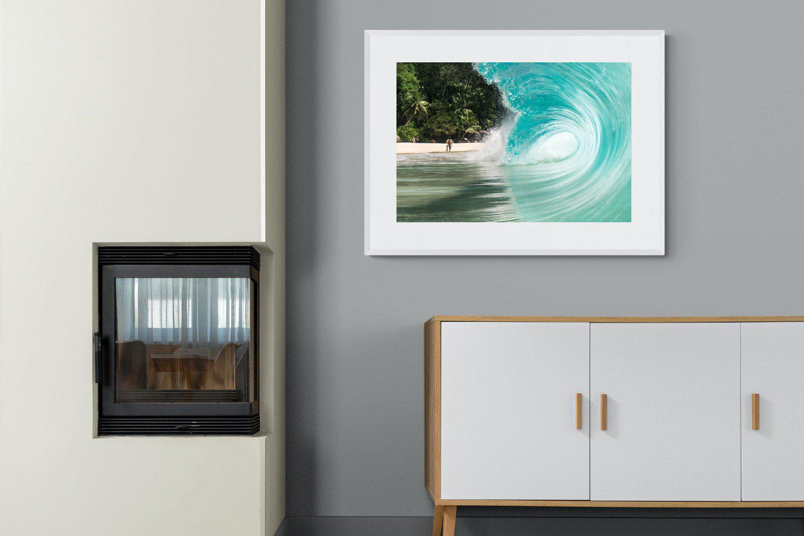 Shorebreak-Wall_Art-100 x 75cm-Framed Print-White-Pixalot