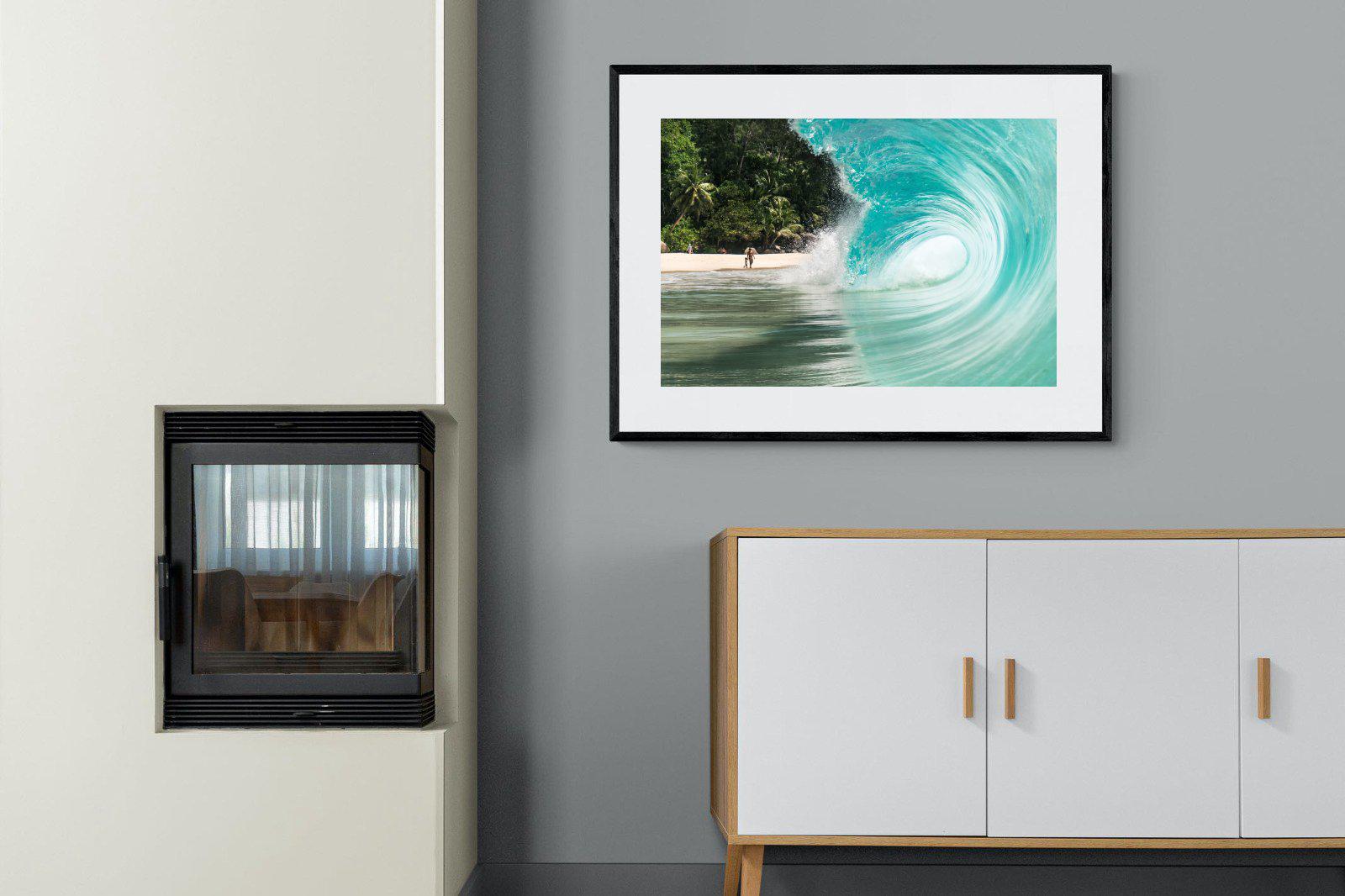 Shorebreak-Wall_Art-100 x 75cm-Framed Print-Black-Pixalot