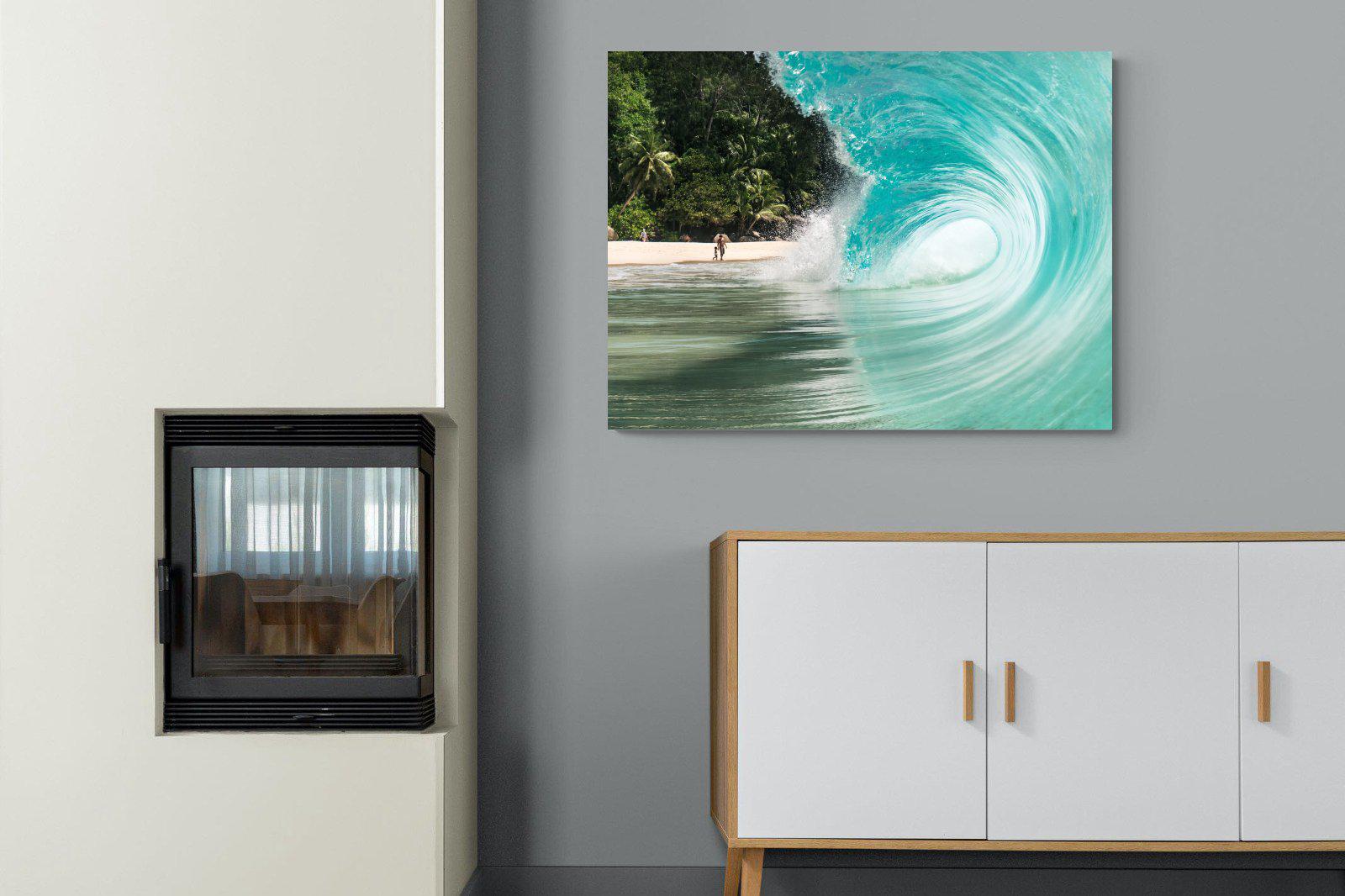 Shorebreak-Wall_Art-100 x 75cm-Mounted Canvas-No Frame-Pixalot