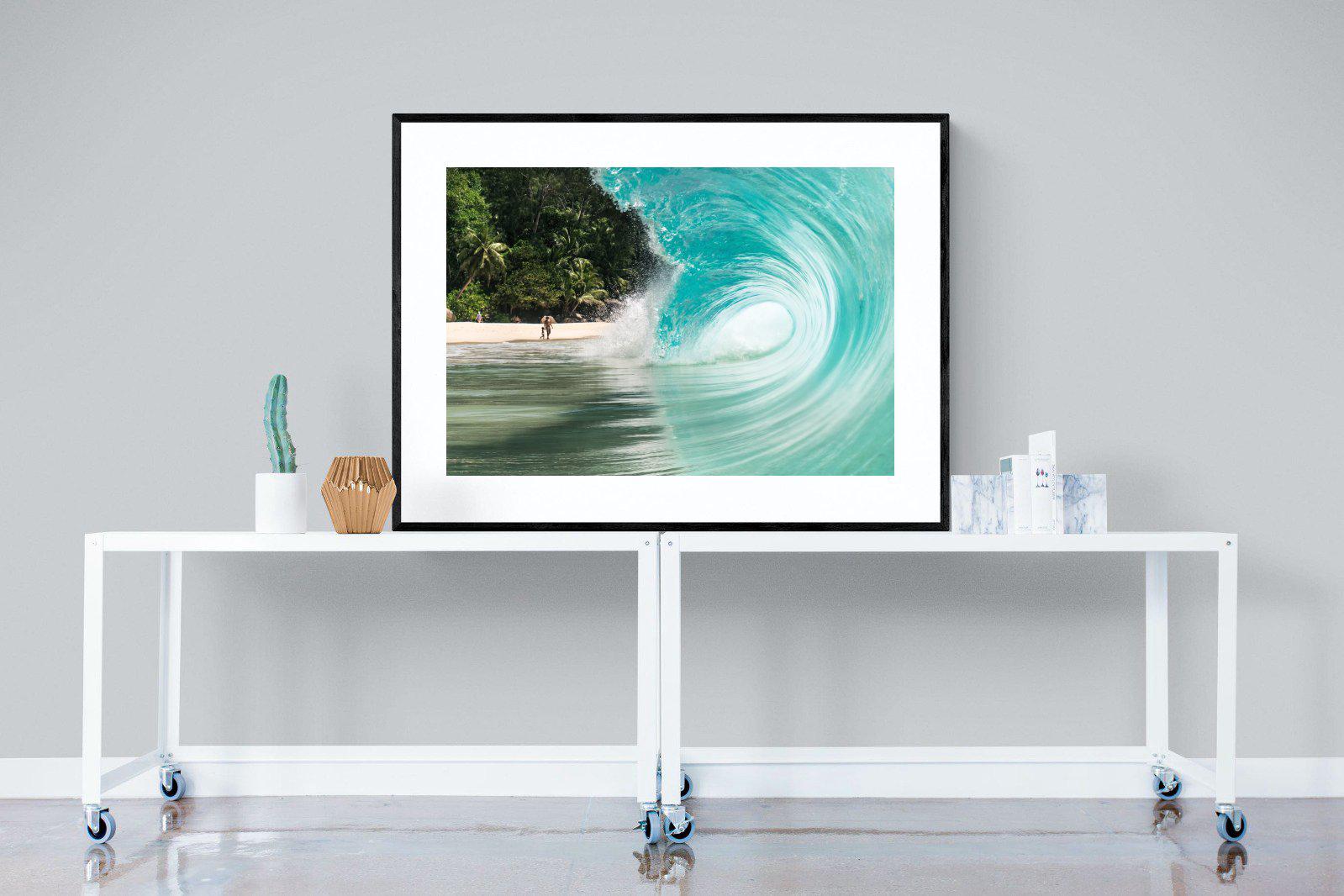Shorebreak-Wall_Art-120 x 90cm-Framed Print-Black-Pixalot