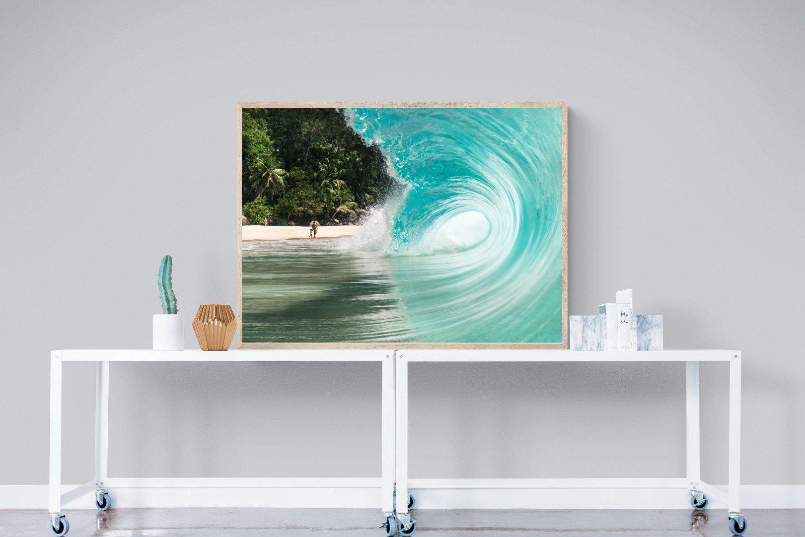Shorebreak-Wall_Art-120 x 90cm-Mounted Canvas-Wood-Pixalot