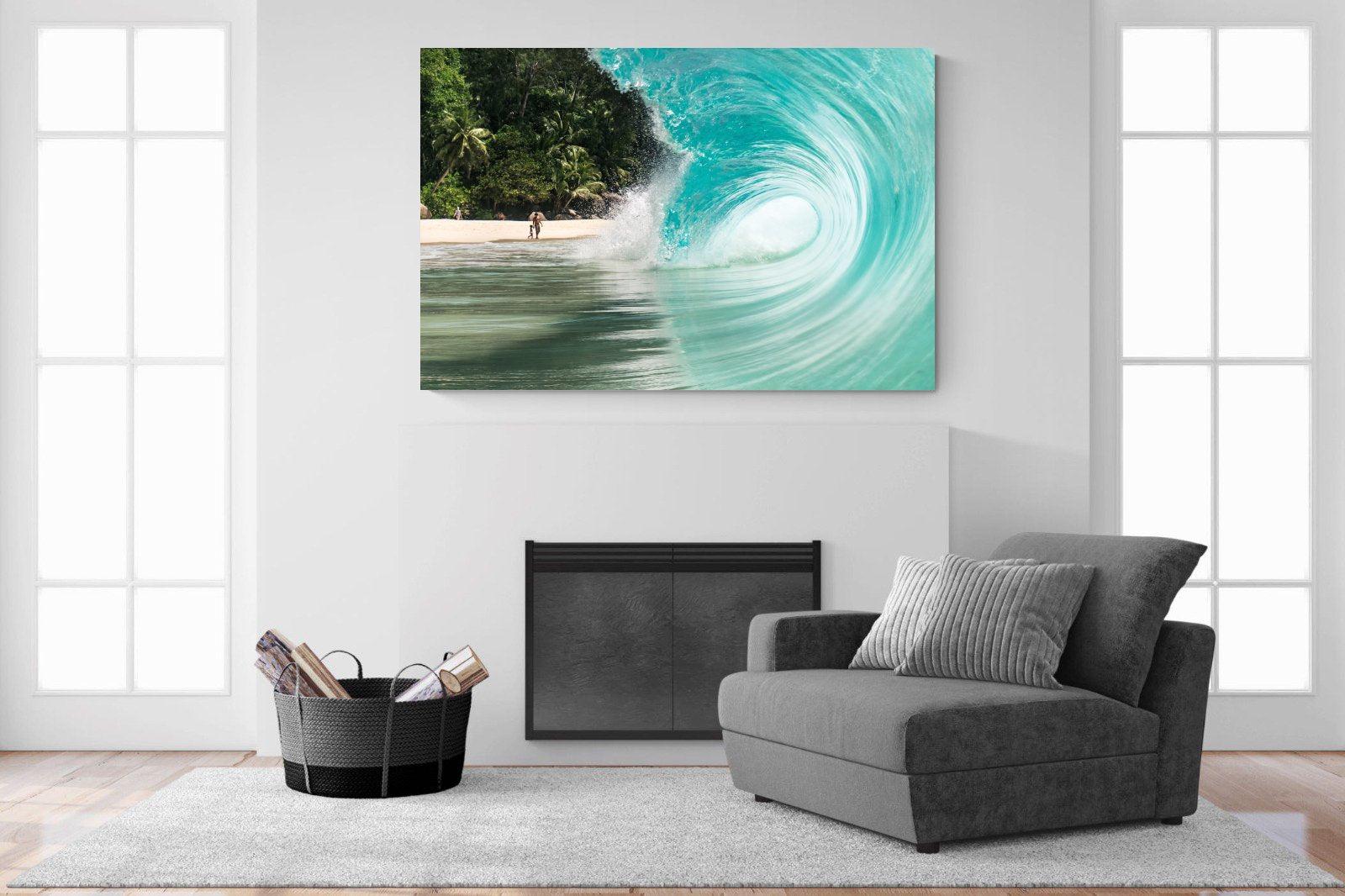 Shorebreak-Wall_Art-150 x 100cm-Mounted Canvas-No Frame-Pixalot