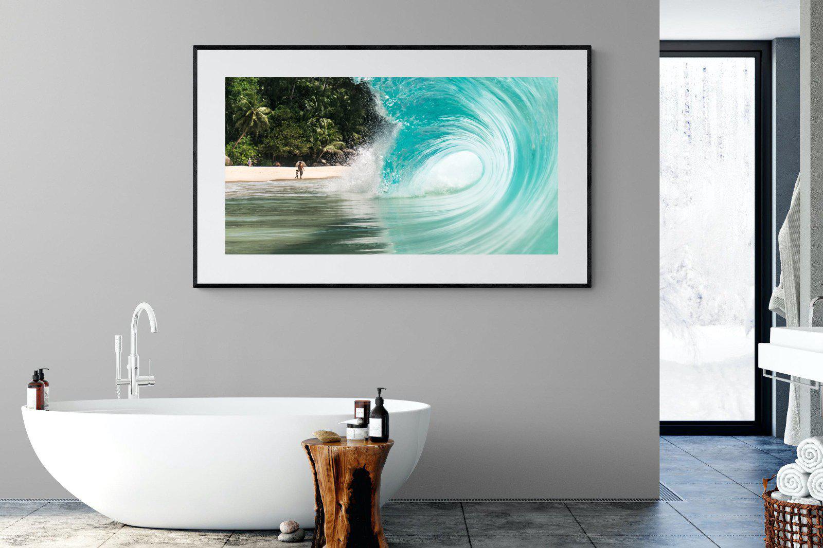 Shorebreak-Wall_Art-180 x 110cm-Framed Print-Black-Pixalot