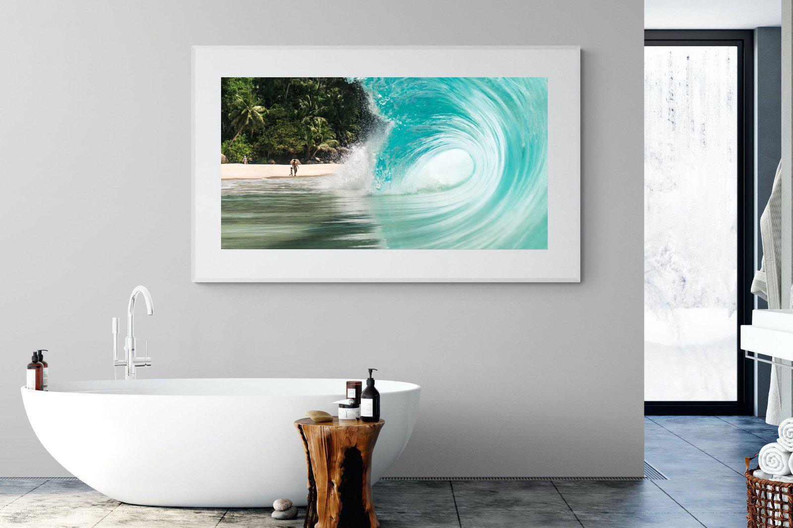 Shorebreak-Wall_Art-180 x 110cm-Framed Print-White-Pixalot