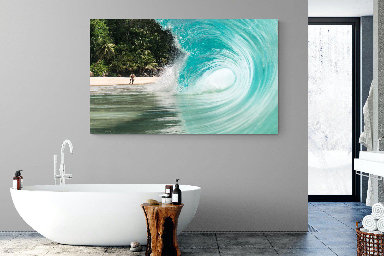 Shorebreak-Wall_Art-180 x 110cm-Mounted Canvas-No Frame-Pixalot