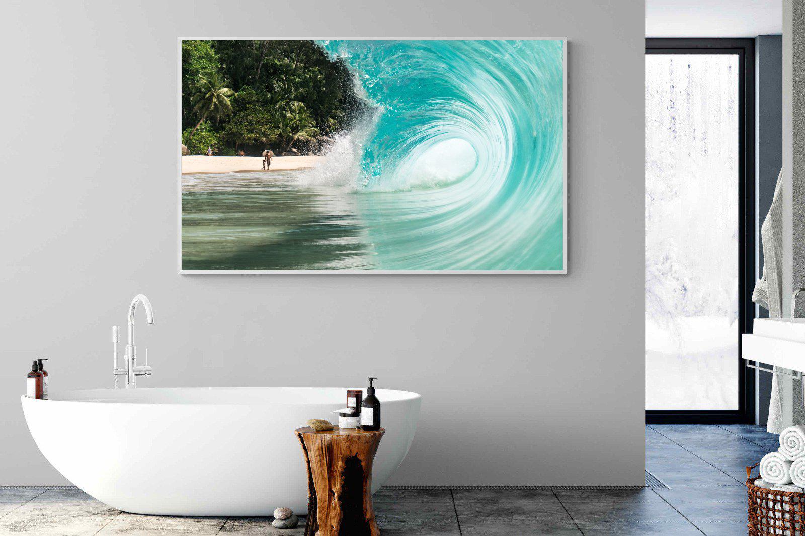 Shorebreak-Wall_Art-180 x 110cm-Mounted Canvas-White-Pixalot