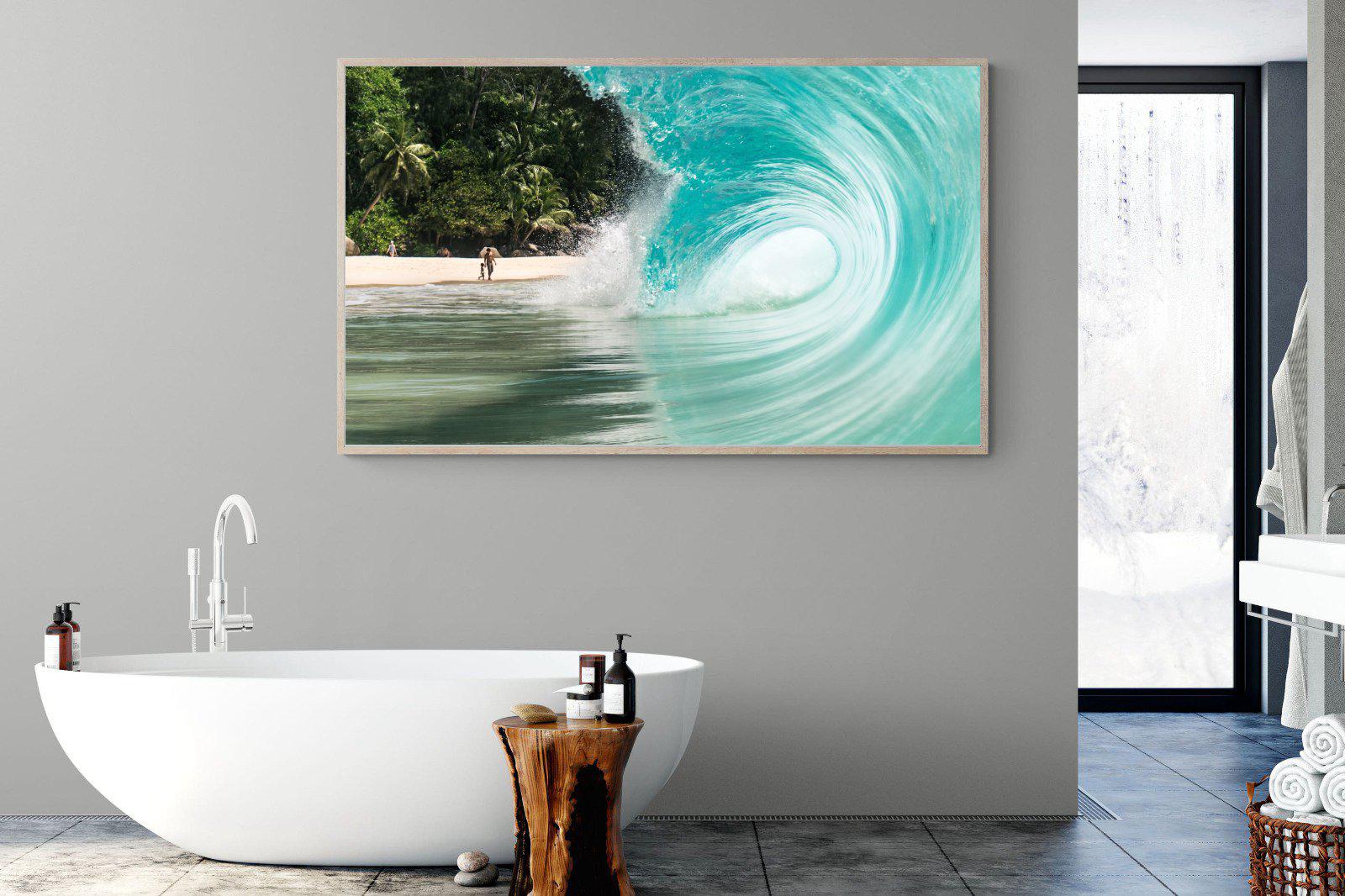 Shorebreak-Wall_Art-180 x 110cm-Mounted Canvas-Wood-Pixalot