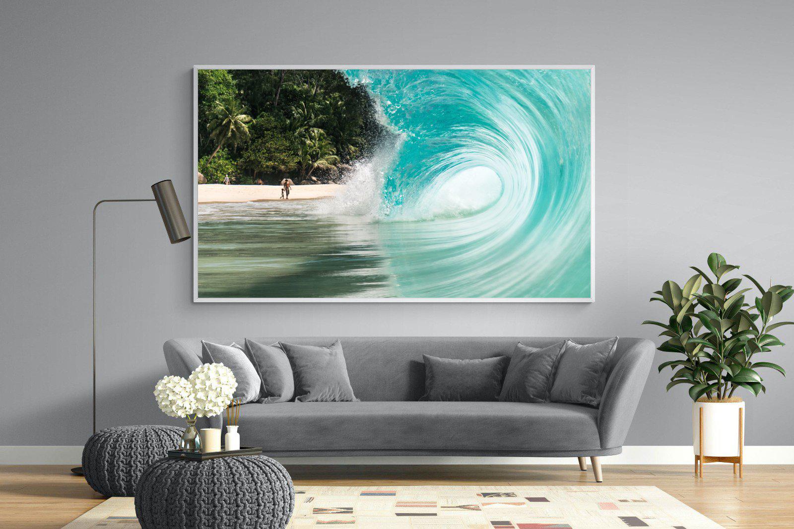Shorebreak-Wall_Art-220 x 130cm-Mounted Canvas-White-Pixalot