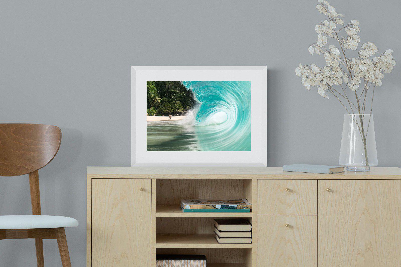 Shorebreak-Wall_Art-60 x 45cm-Framed Print-White-Pixalot