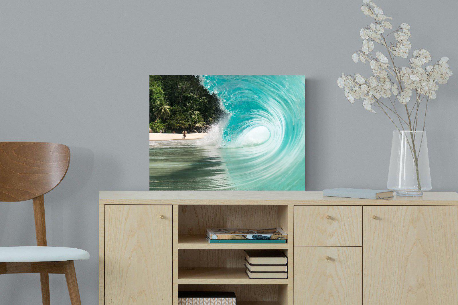 Shorebreak-Wall_Art-60 x 45cm-Mounted Canvas-No Frame-Pixalot