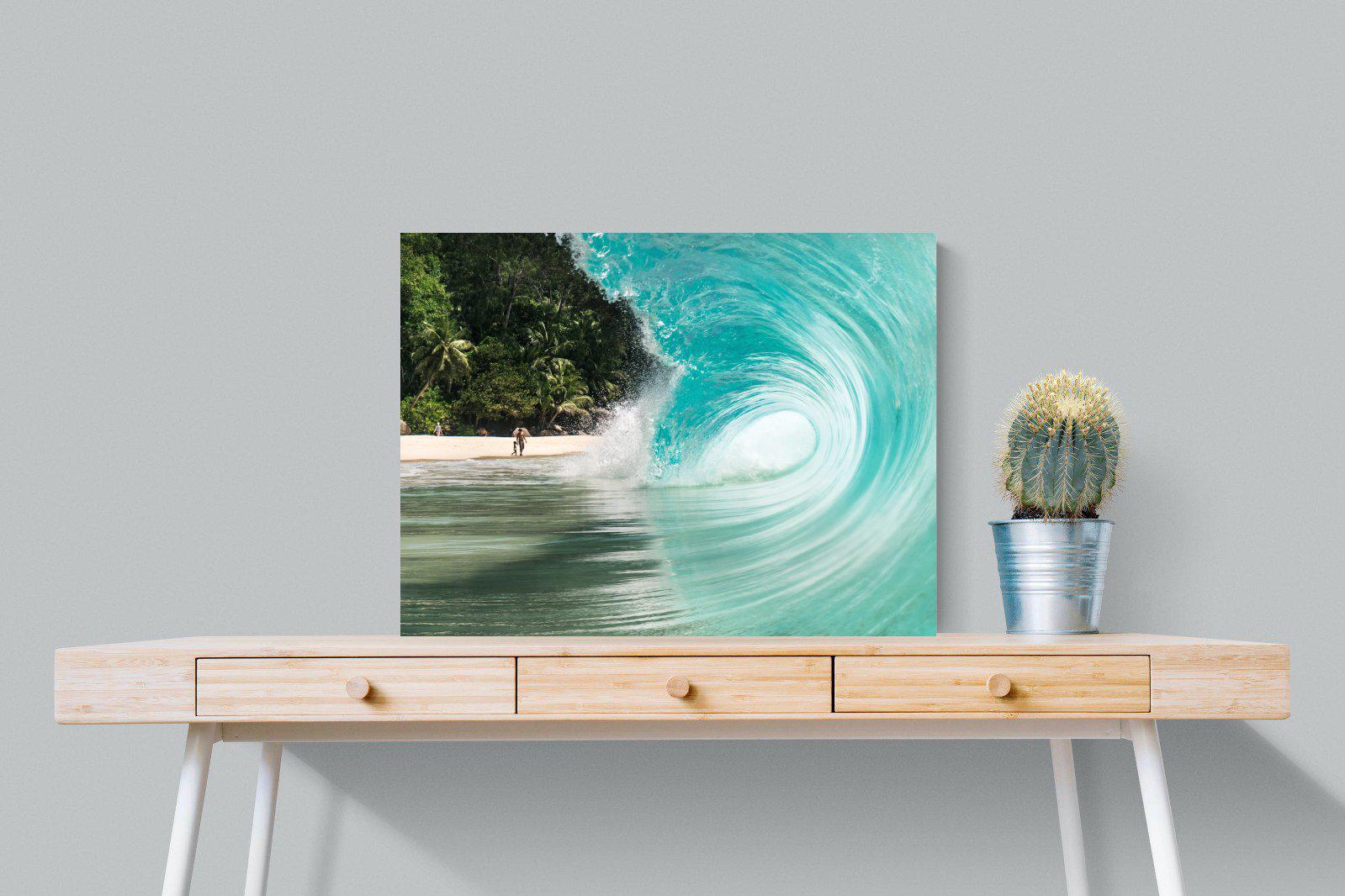 Shorebreak-Wall_Art-80 x 60cm-Mounted Canvas-No Frame-Pixalot