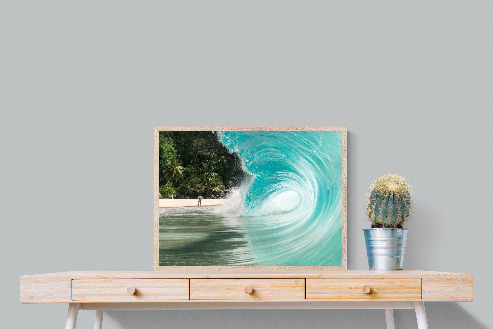 Shorebreak-Wall_Art-80 x 60cm-Mounted Canvas-Wood-Pixalot