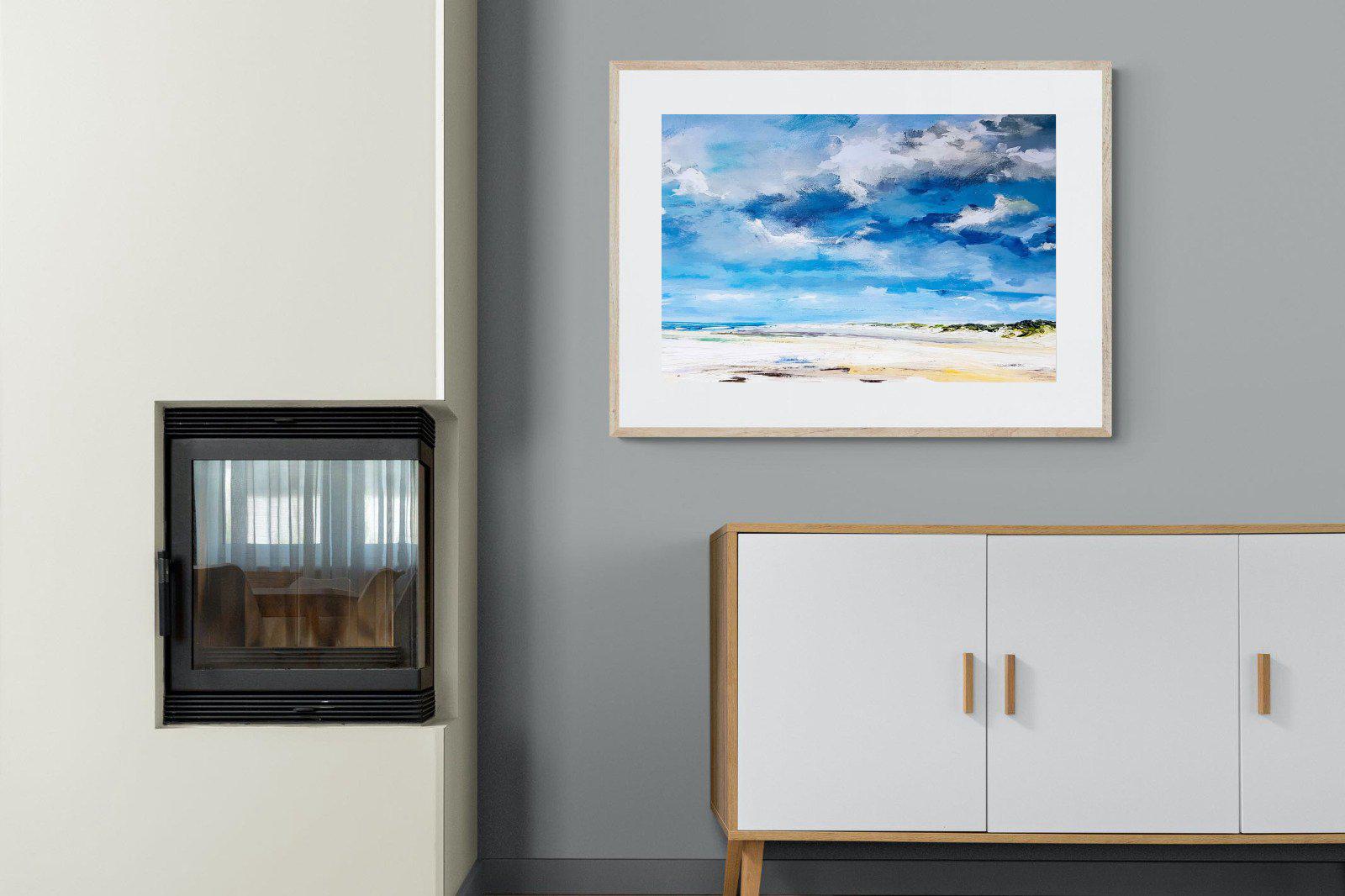 Shoreline-Wall_Art-100 x 75cm-Framed Print-Wood-Pixalot