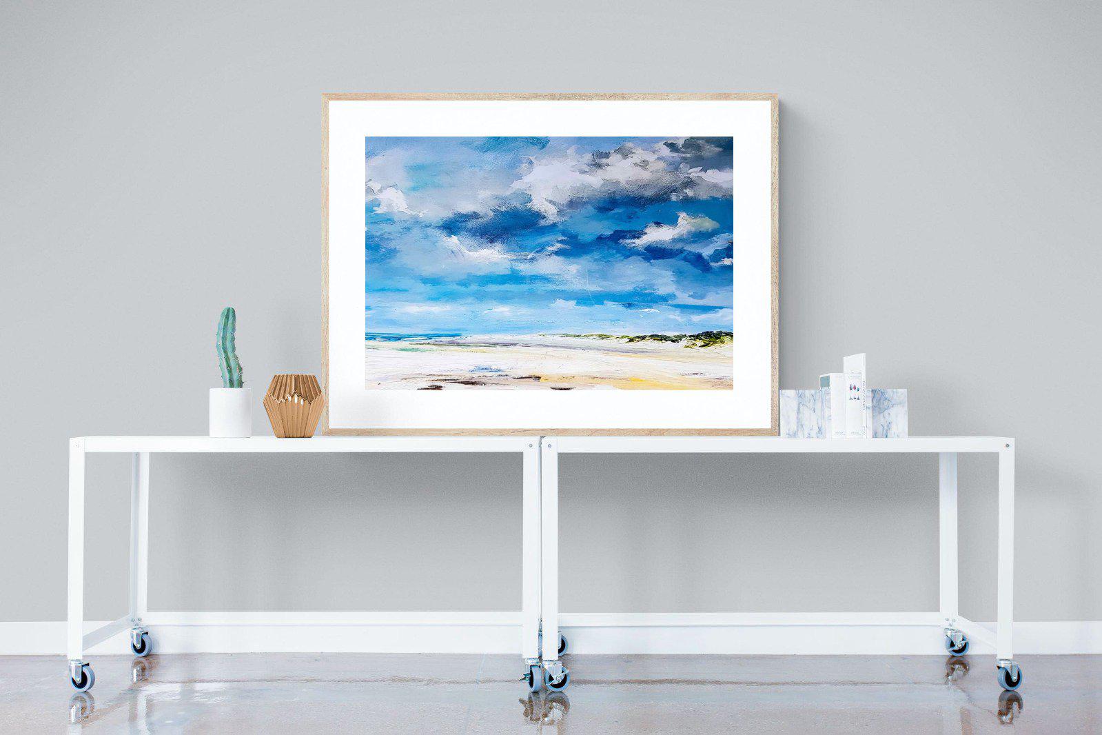 Shoreline-Wall_Art-120 x 90cm-Framed Print-Wood-Pixalot