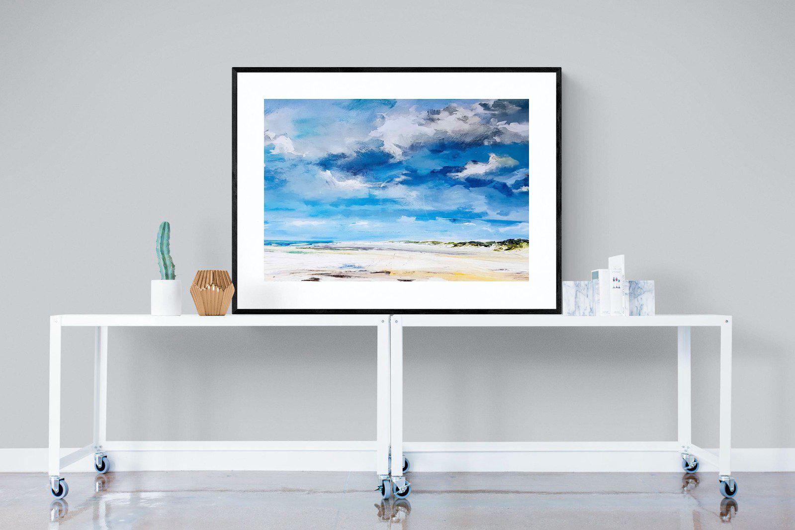 Shoreline-Wall_Art-120 x 90cm-Framed Print-Black-Pixalot