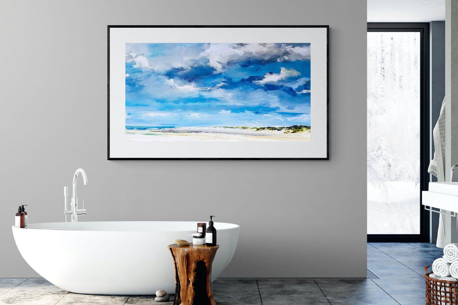 Shoreline-Wall_Art-180 x 110cm-Framed Print-Black-Pixalot