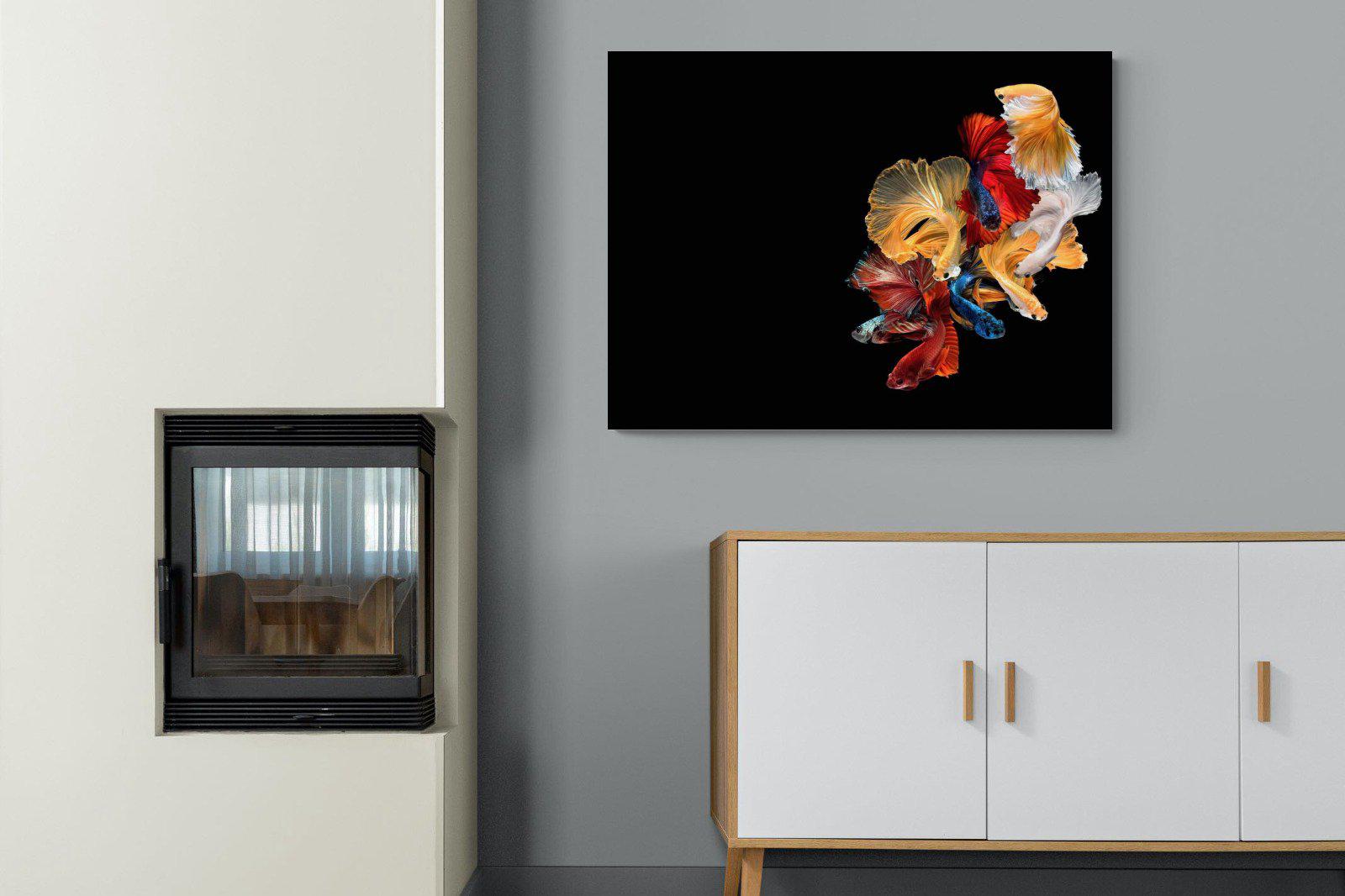 Siamese-Wall_Art-100 x 75cm-Mounted Canvas-No Frame-Pixalot