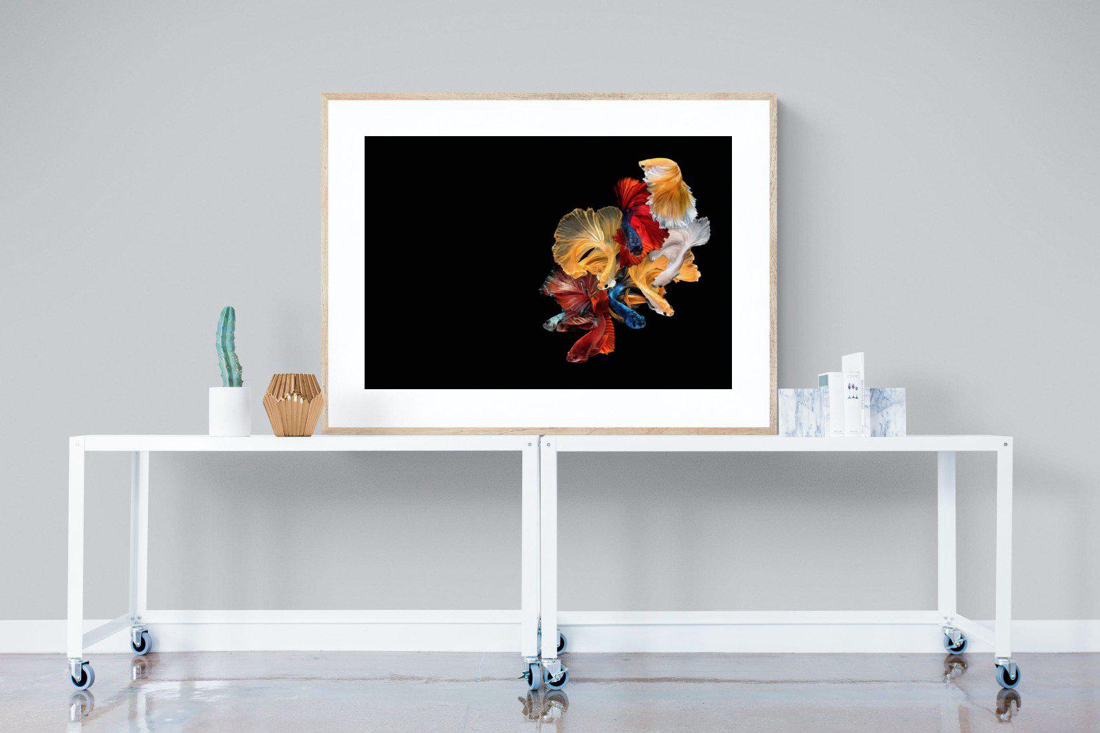 Siamese-Wall_Art-120 x 90cm-Framed Print-Wood-Pixalot