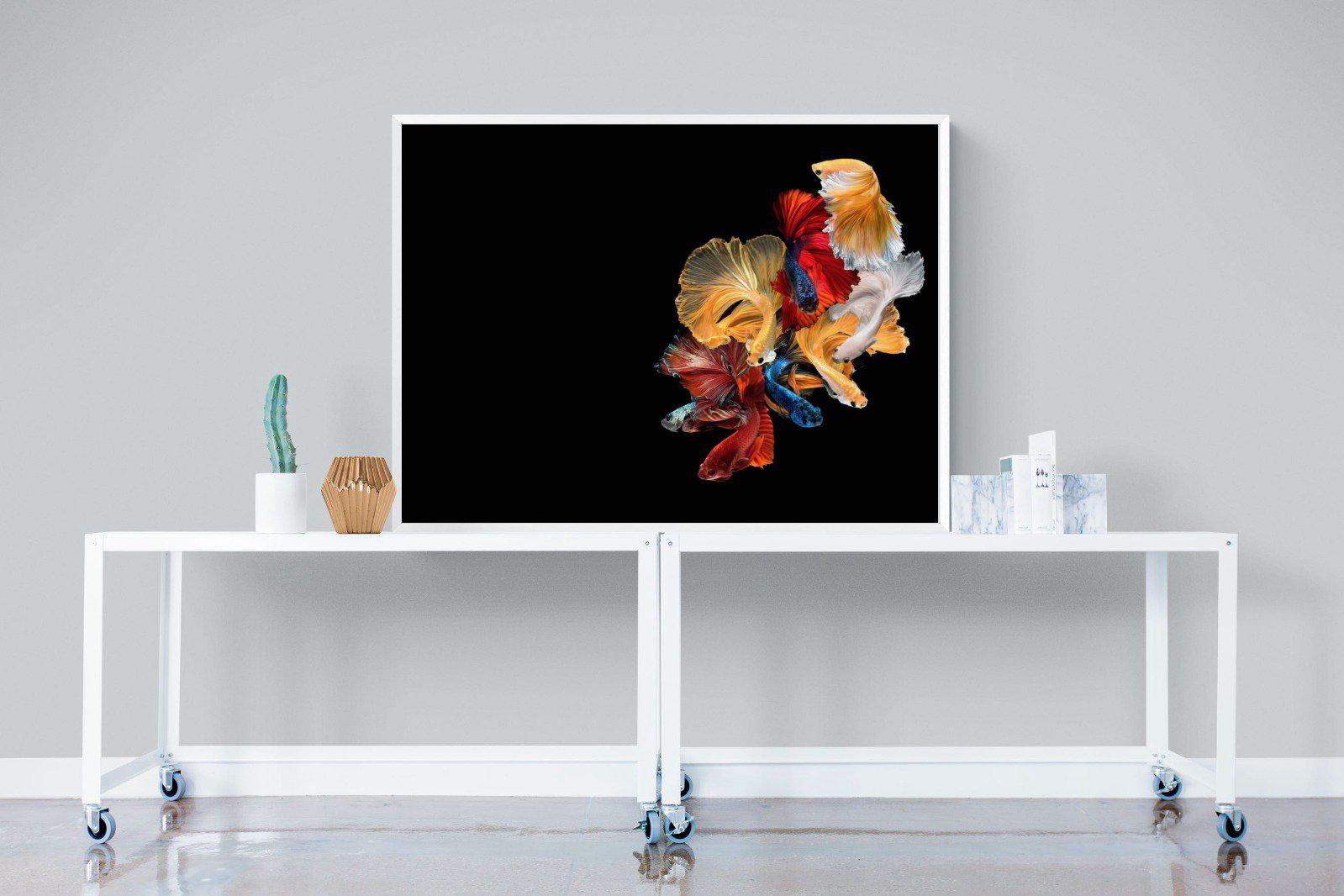 Siamese-Wall_Art-120 x 90cm-Mounted Canvas-White-Pixalot