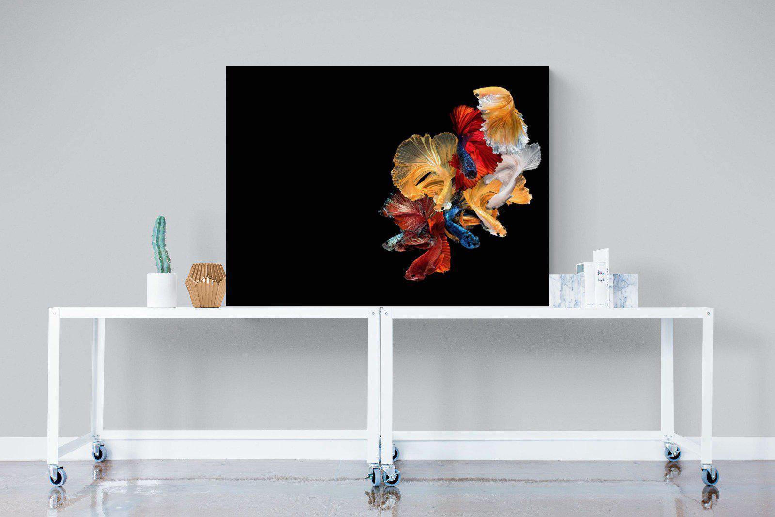 Siamese-Wall_Art-120 x 90cm-Mounted Canvas-No Frame-Pixalot