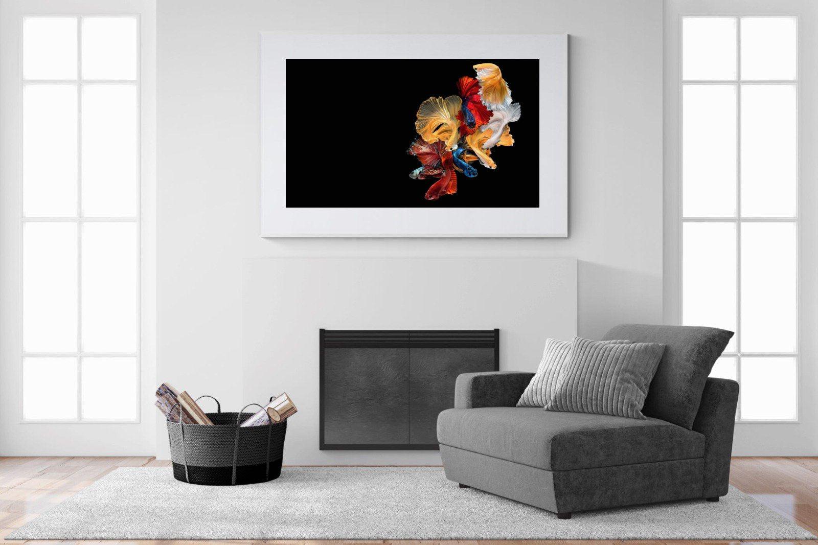 Siamese-Wall_Art-150 x 100cm-Framed Print-White-Pixalot