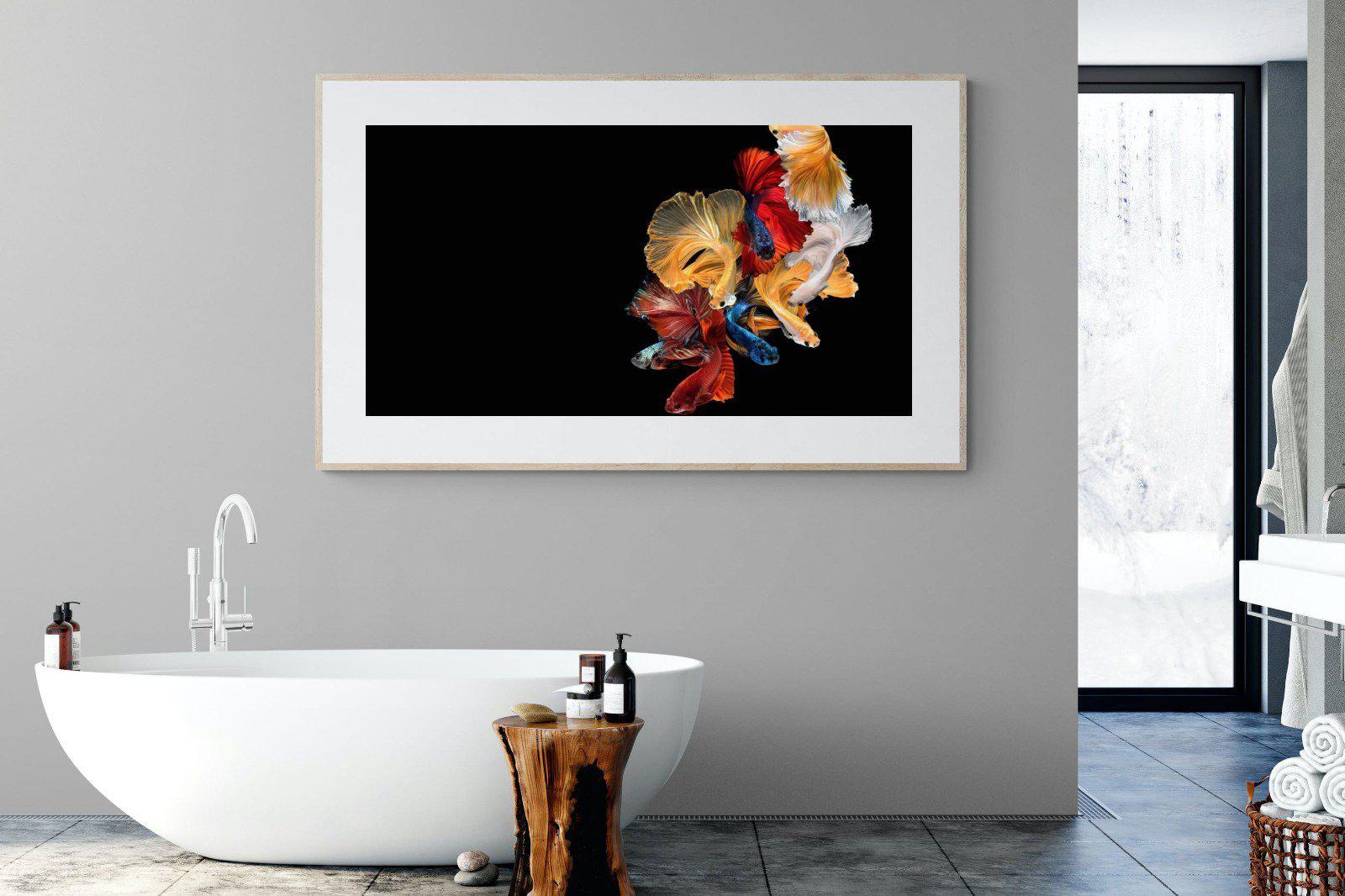 Siamese-Wall_Art-180 x 110cm-Framed Print-Wood-Pixalot