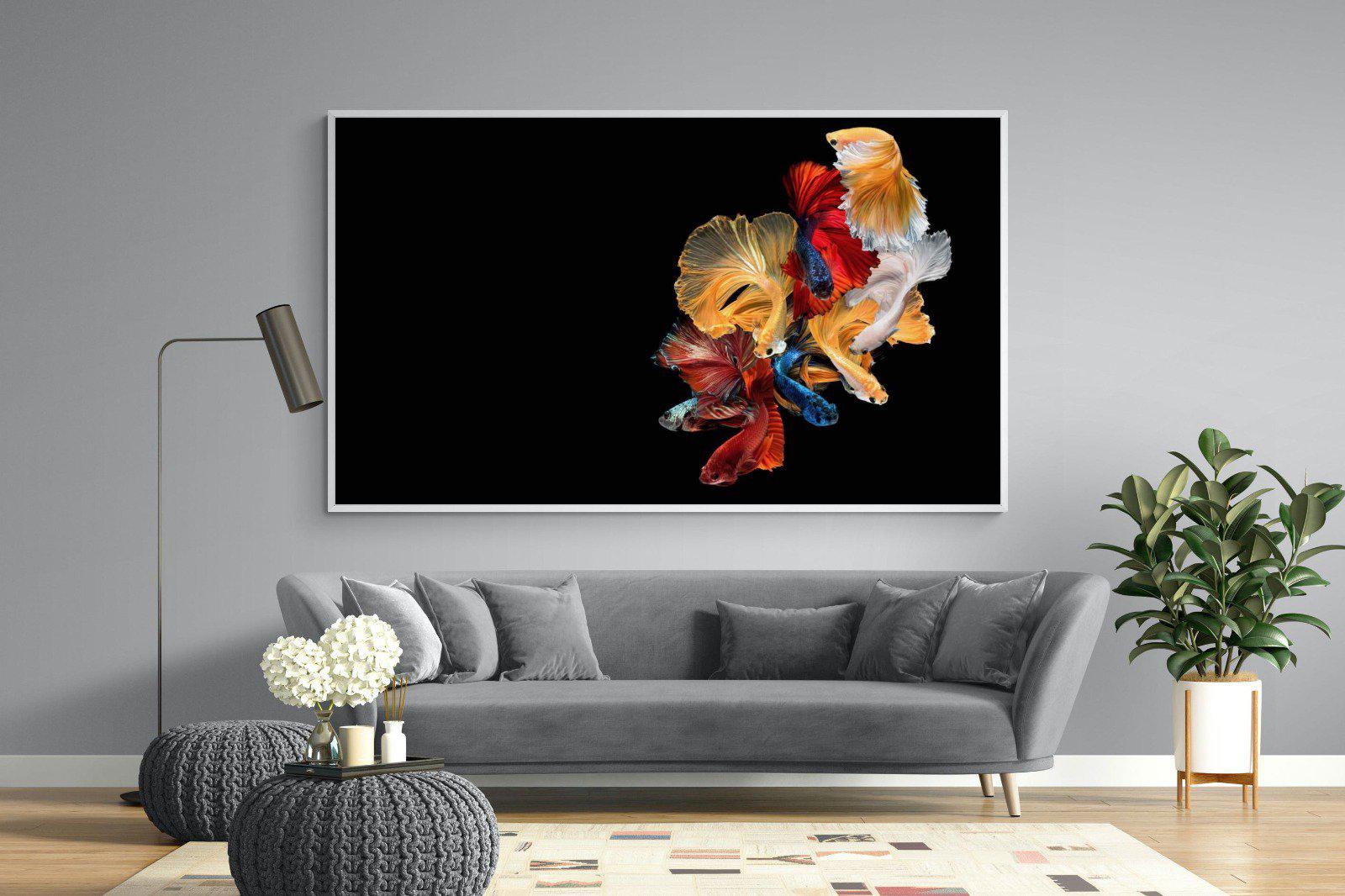 Siamese-Wall_Art-220 x 130cm-Mounted Canvas-White-Pixalot