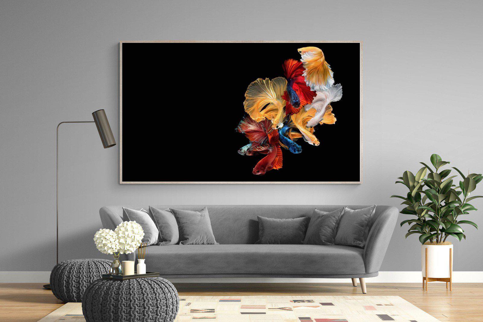 Siamese-Wall_Art-220 x 130cm-Mounted Canvas-Wood-Pixalot