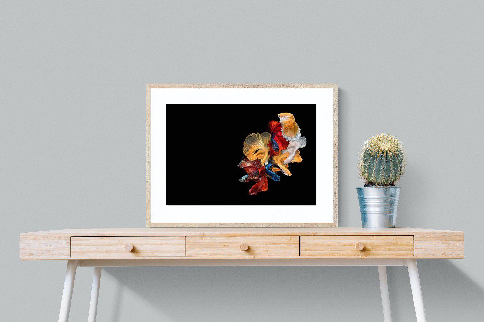Siamese-Wall_Art-80 x 60cm-Framed Print-Wood-Pixalot