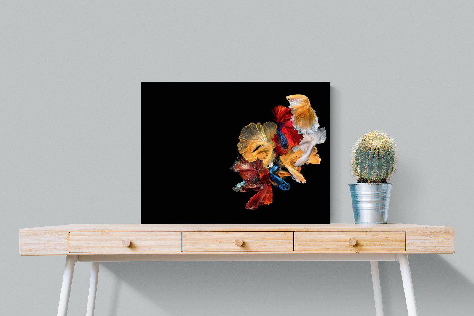 Siamese-Wall_Art-80 x 60cm-Mounted Canvas-No Frame-Pixalot