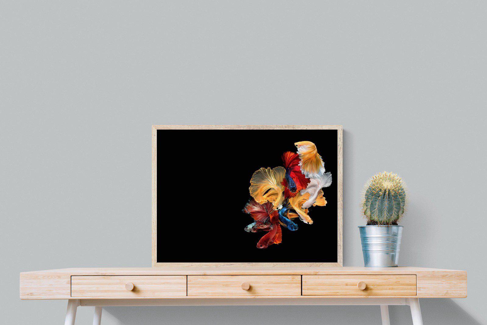 Siamese-Wall_Art-80 x 60cm-Mounted Canvas-Wood-Pixalot