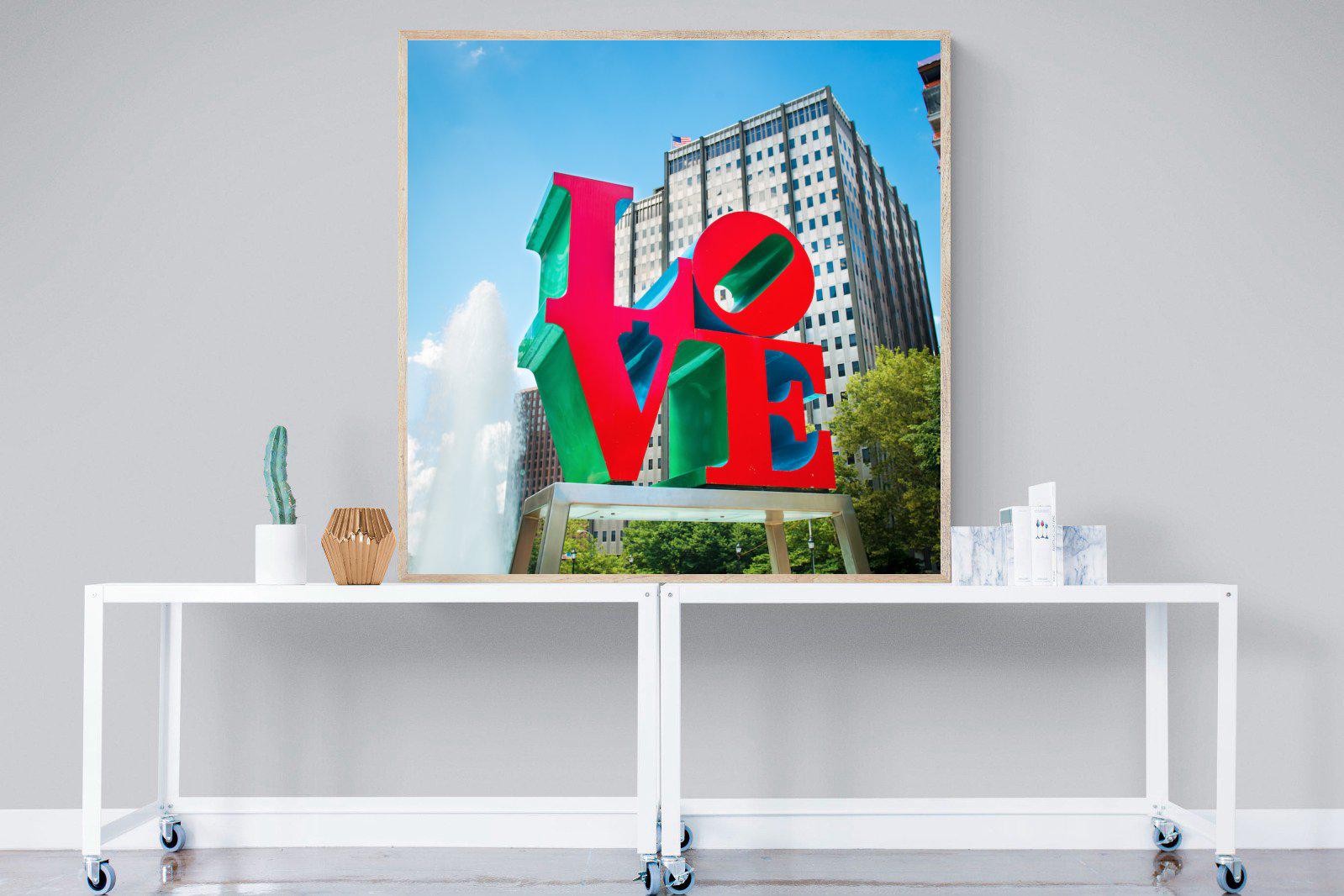 Sign of Love-Wall_Art-120 x 120cm-Mounted Canvas-Wood-Pixalot