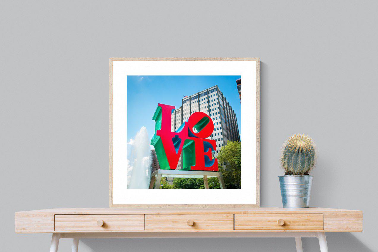 Sign of Love-Wall_Art-80 x 80cm-Framed Print-Wood-Pixalot