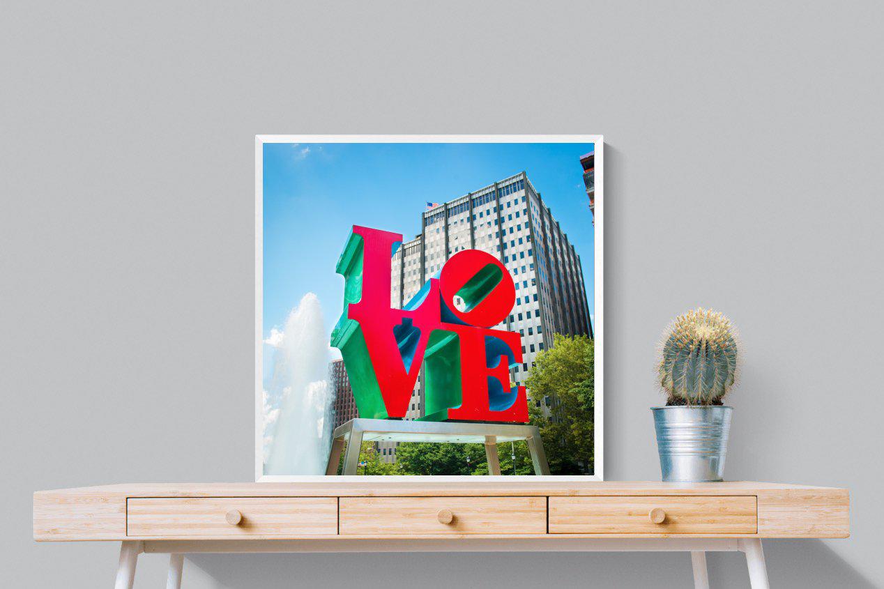 Sign of Love-Wall_Art-80 x 80cm-Mounted Canvas-White-Pixalot