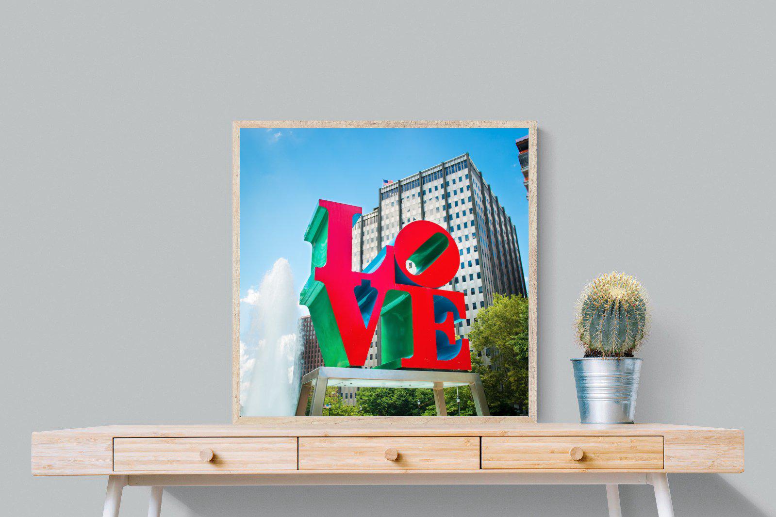 Sign of Love-Wall_Art-80 x 80cm-Mounted Canvas-Wood-Pixalot