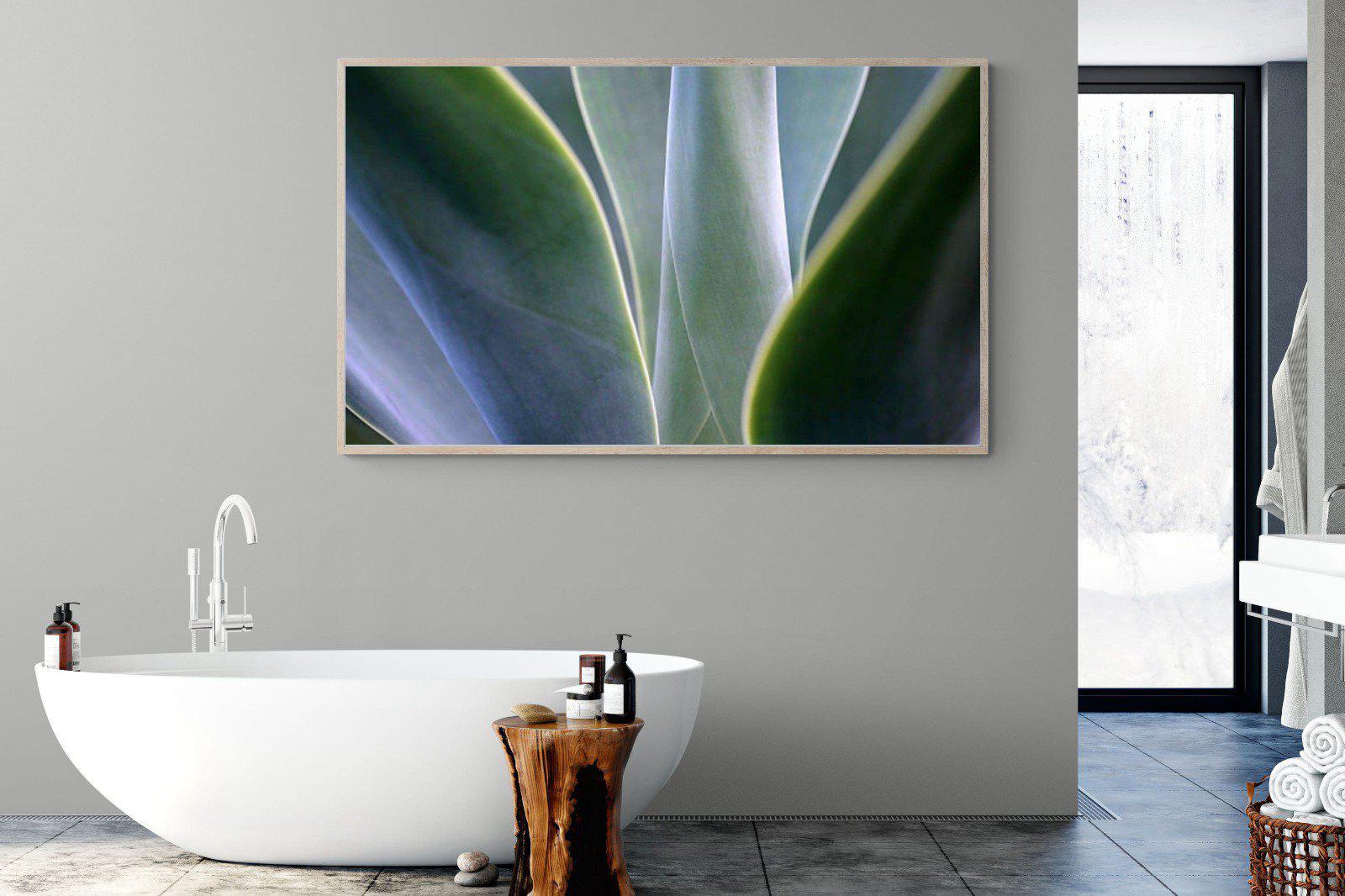 Silky Leaves-Wall_Art-180 x 110cm-Mounted Canvas-Wood-Pixalot