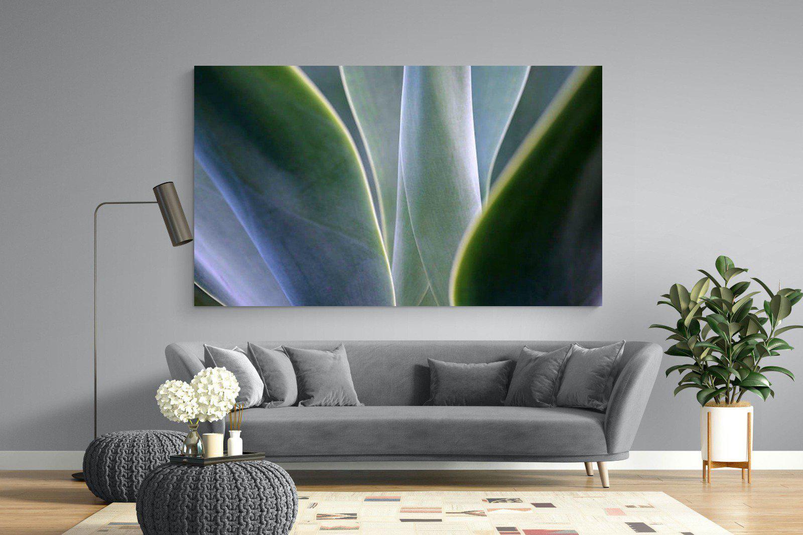 Silky Leaves-Wall_Art-220 x 130cm-Mounted Canvas-No Frame-Pixalot
