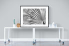 Silver Palm-Wall_Art-120 x 90cm-Framed Print-Black-Pixalot