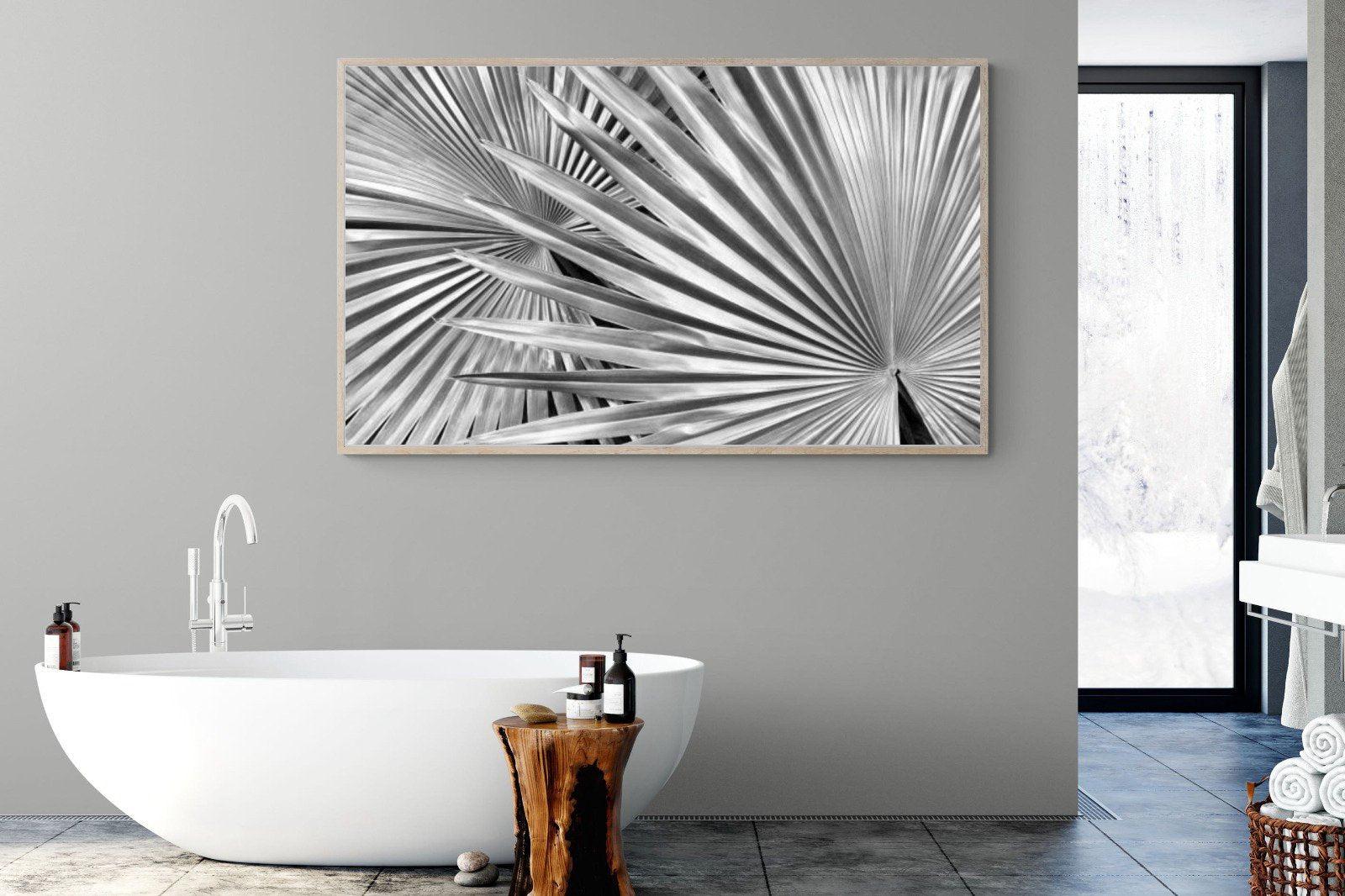 Silver Palm-Wall_Art-180 x 110cm-Mounted Canvas-Wood-Pixalot