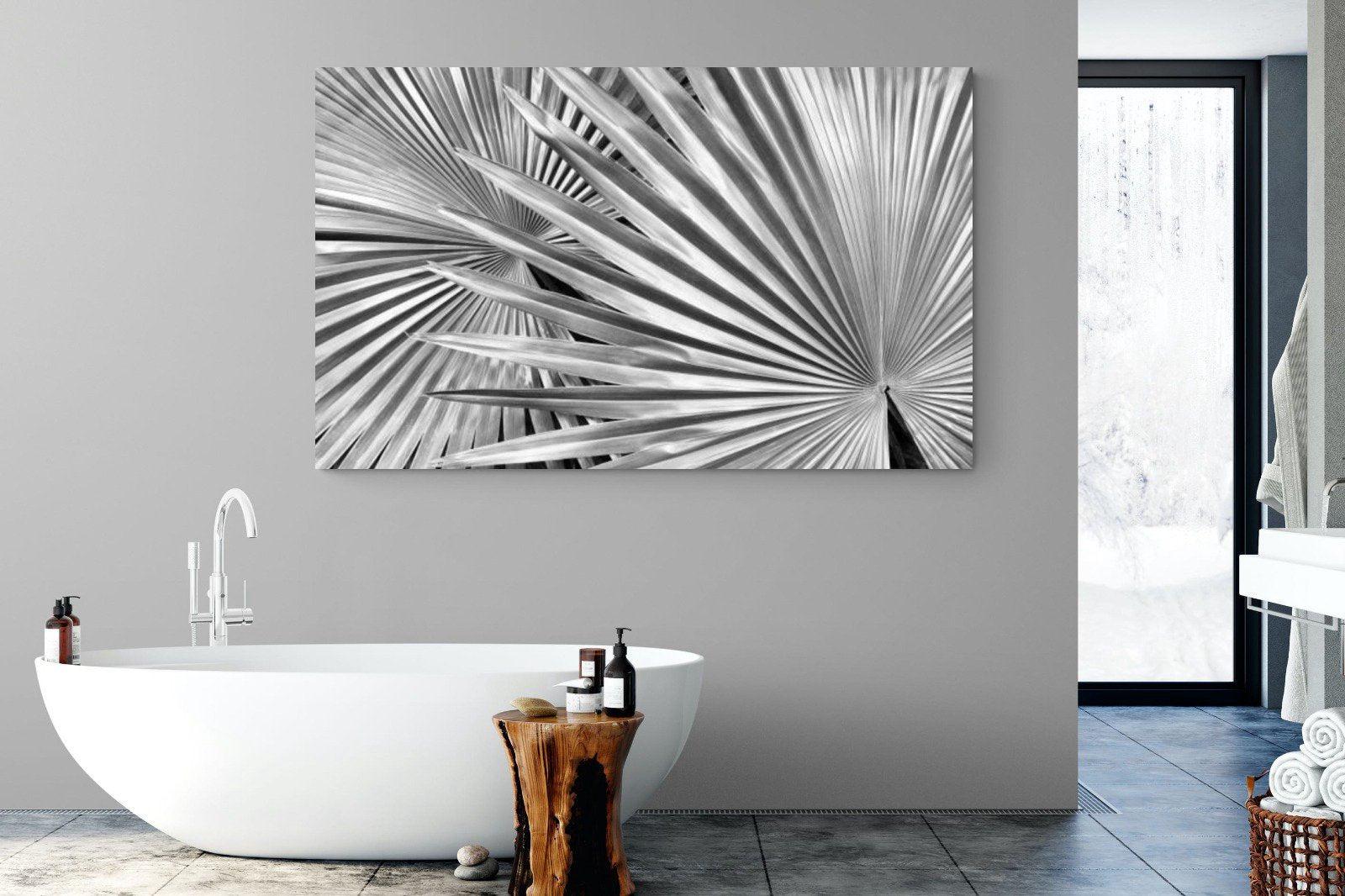 Silver Palm-Wall_Art-180 x 110cm-Mounted Canvas-No Frame-Pixalot