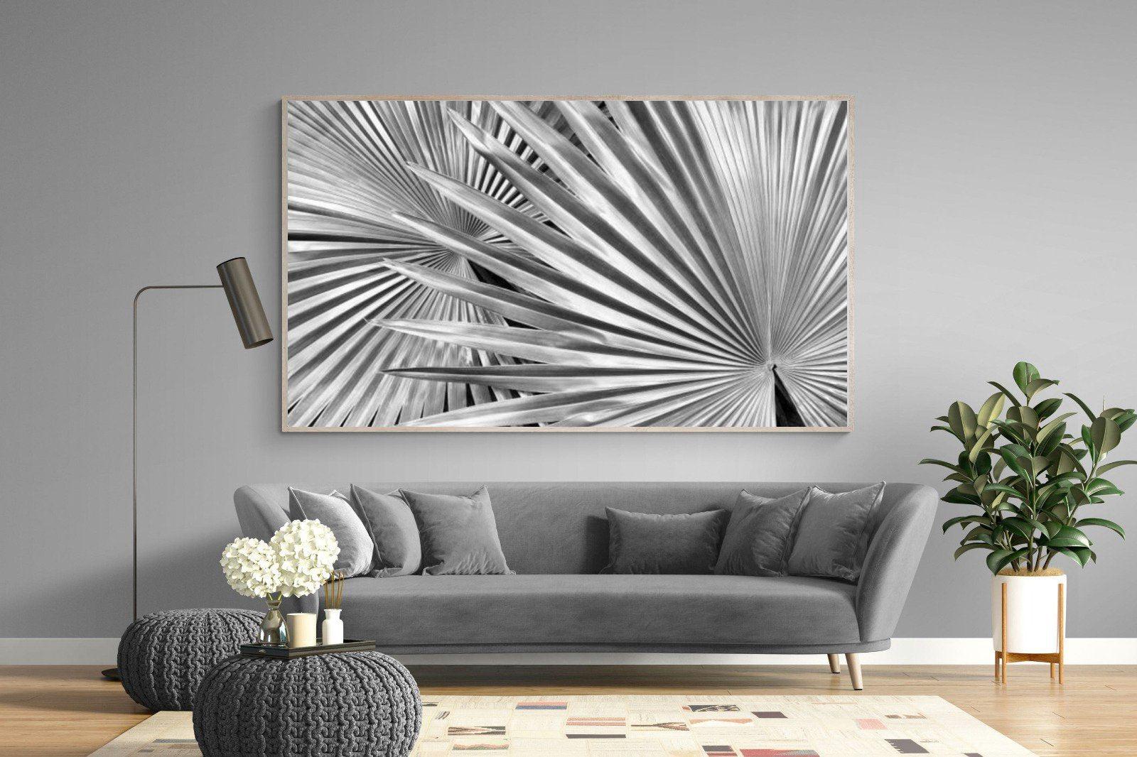 Silver Palm-Wall_Art-220 x 130cm-Mounted Canvas-Wood-Pixalot