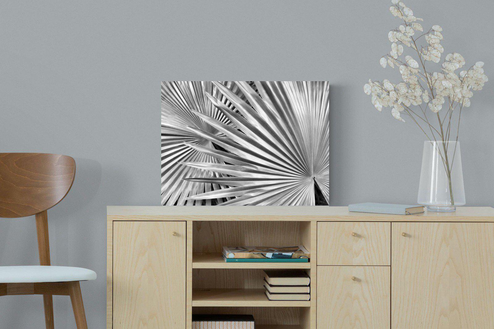 Silver Palm-Wall_Art-60 x 45cm-Mounted Canvas-No Frame-Pixalot