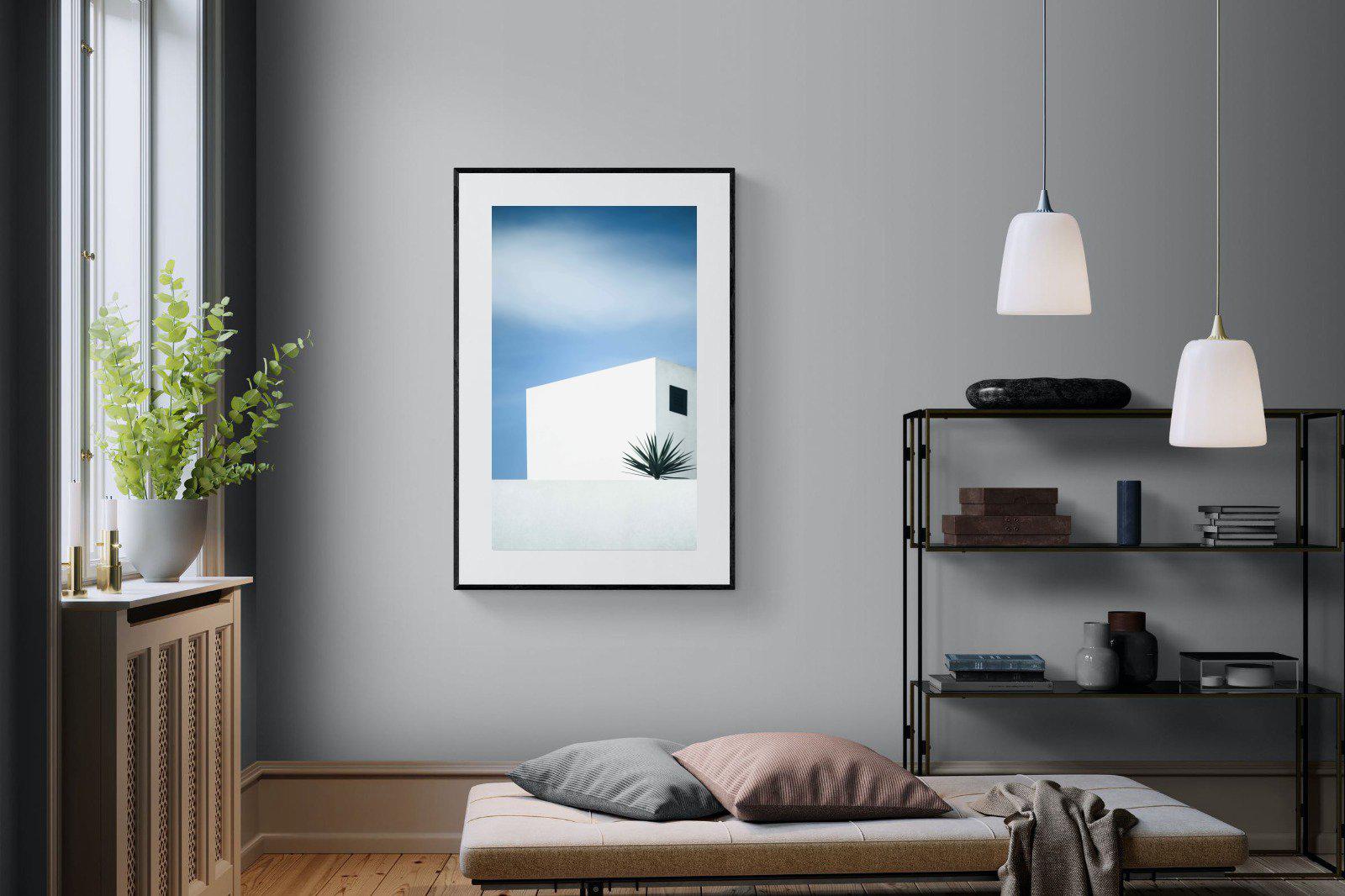 Simple Lines-Wall_Art-100 x 150cm-Framed Print-Black-Pixalot