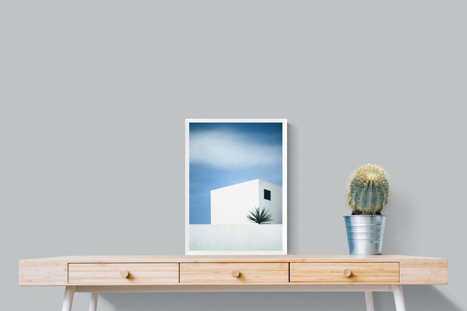 Simple Lines-Wall_Art-45 x 60cm-Mounted Canvas-White-Pixalot