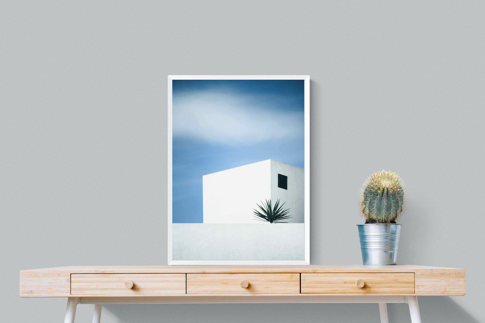 Simple Lines-Wall_Art-60 x 80cm-Mounted Canvas-White-Pixalot