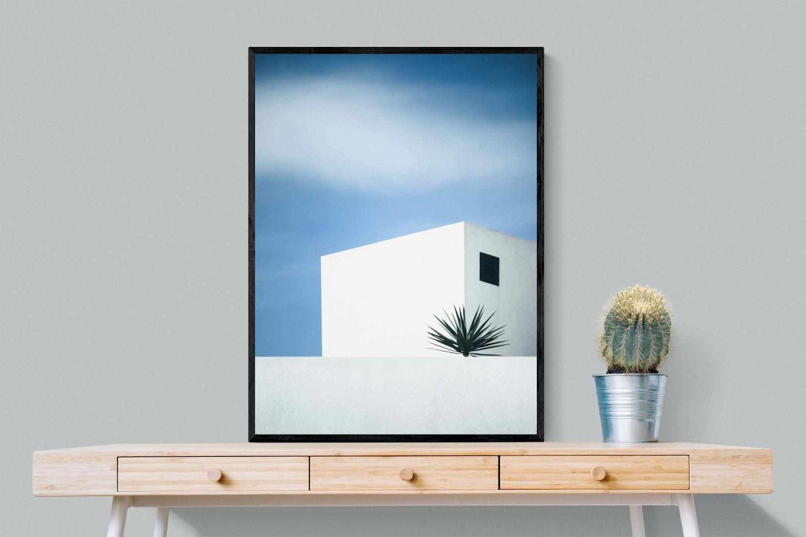 Simple Lines-Wall_Art-75 x 100cm-Mounted Canvas-Black-Pixalot
