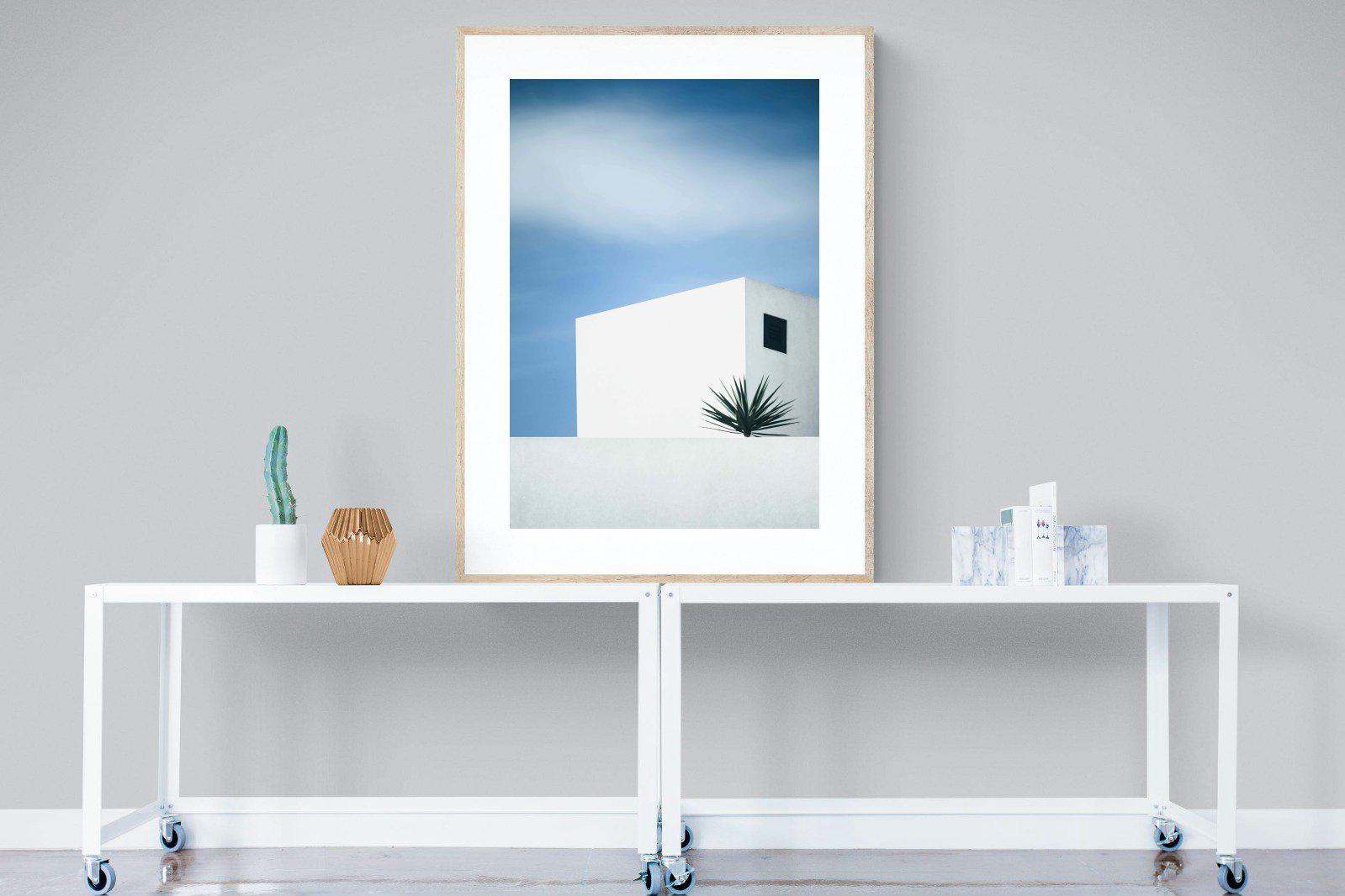 Simple Lines-Wall_Art-90 x 120cm-Framed Print-Wood-Pixalot