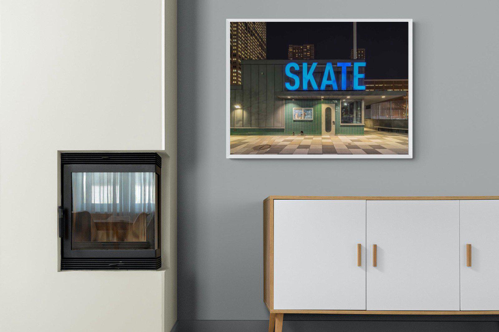Skate-Wall_Art-100 x 75cm-Mounted Canvas-White-Pixalot