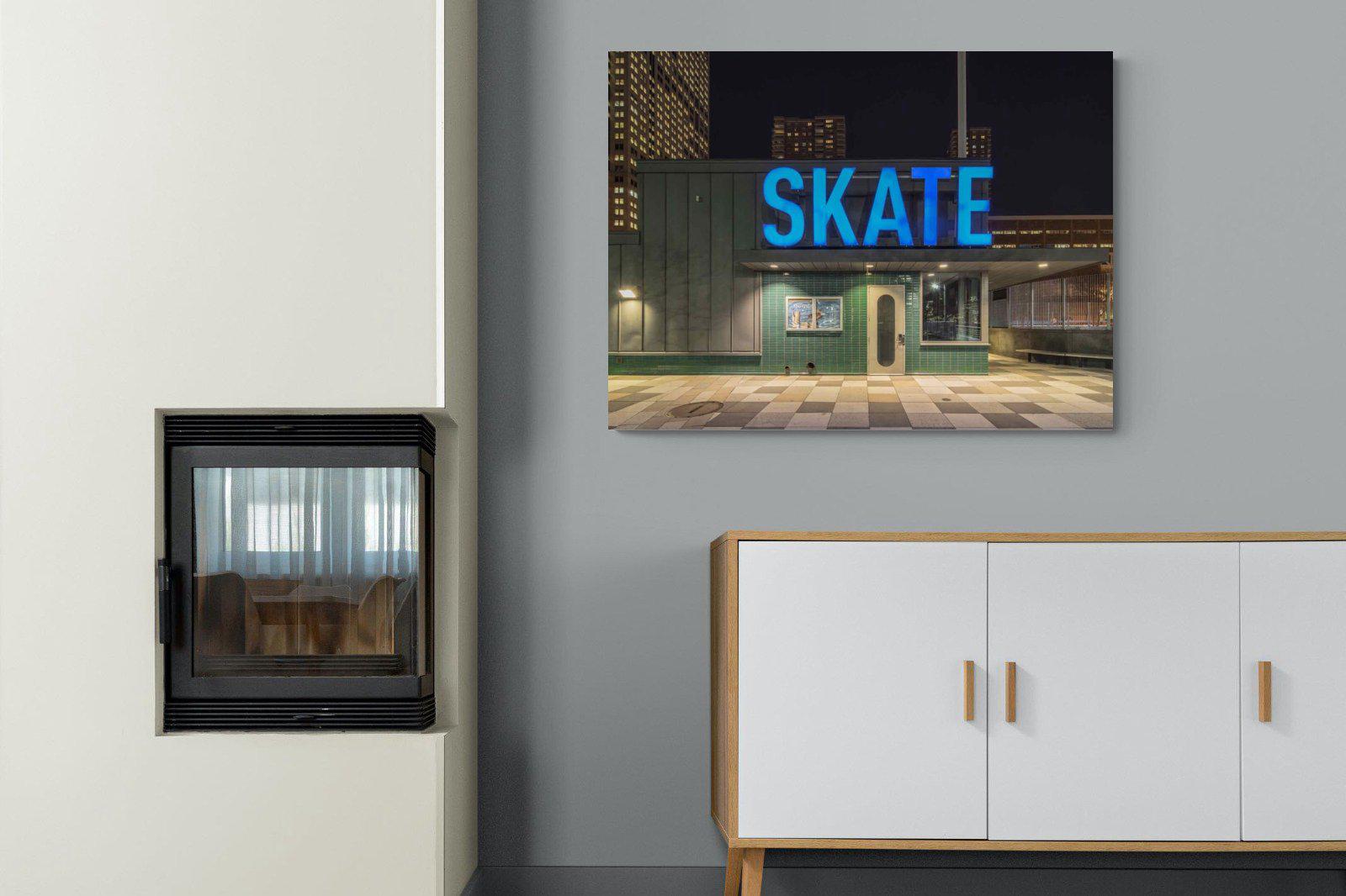 Skate-Wall_Art-100 x 75cm-Mounted Canvas-No Frame-Pixalot