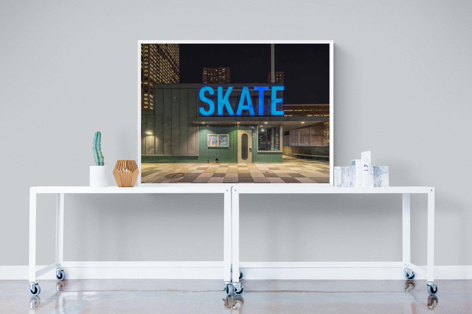 Skate-Wall_Art-120 x 90cm-Mounted Canvas-White-Pixalot